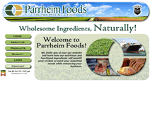 Tablet Screenshot of parrheimfoods.com